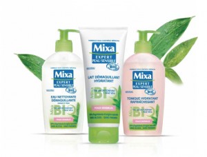gamme demaquillants Event mixa démaquillants bio