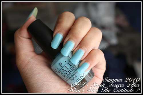 OPI What's With the Cattitude ? Shrek Forever After Summer 2010