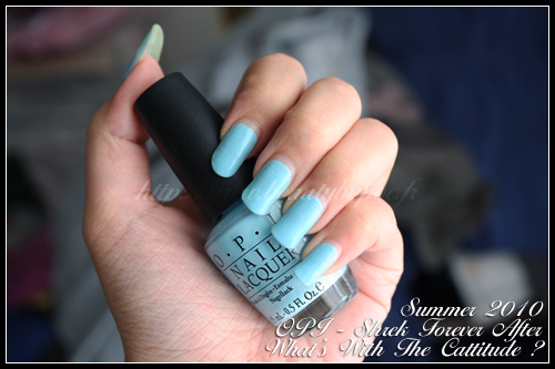 OPI What's With the Cattitude ? Shrek Forever After Summer 2010