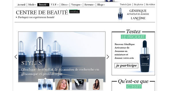 L'Express Styles Centre de Beauté Digital
