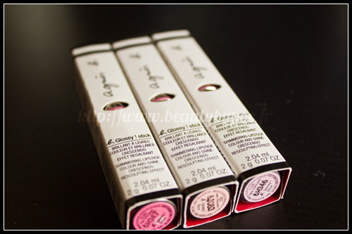 Agnès b. : b. Glossy ! Stick Green, Yellow & Fluo / Les Aquarelles