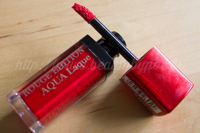 Bourjois : Rouge Edition Aqua Laque Red my lips