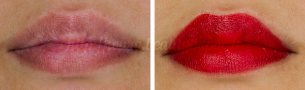 Burberry : Lip Velvet n°308 Pink Azalea & n°310 Military Red