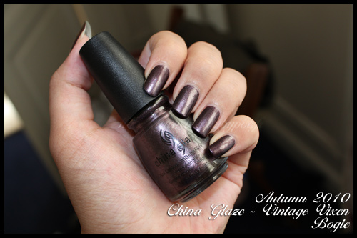 China Glaze Bogie Vintage Vixen Autumn 2010