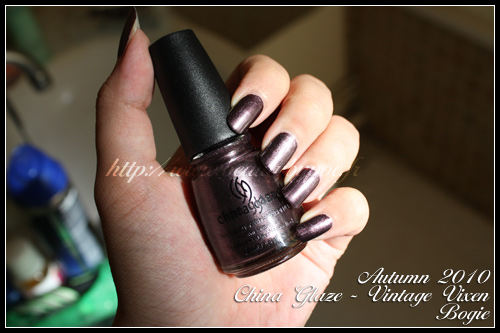 China Glaze Bogie Vintage Vixen Autumn 2010