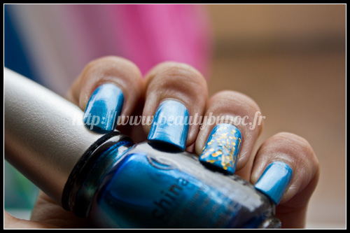 China Glaze : Deviantly Daring - New Bohemian Luster Chrome + Orly Sashay My Way - Flash Glam FX