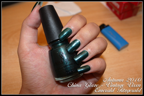 China Glaze Emerald Fitzgerald Vintage Vixen Autumn 2010