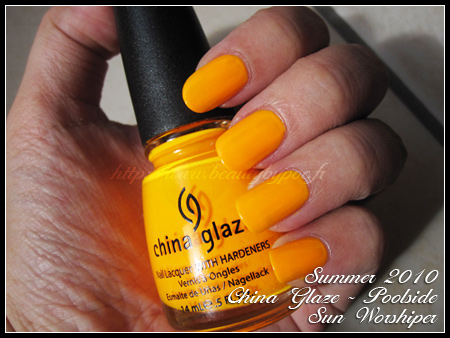 China Glaze Sun Worshiper Poolside Summer 2010