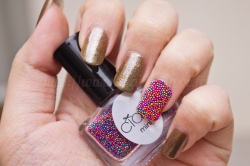 Ciaté Candyshop + Pom pom & Estée Lauder Explosif 
