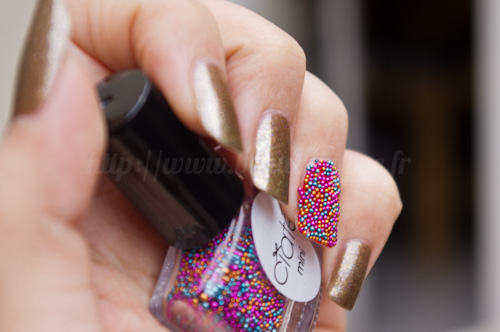 Ciaté Candyshop + Pom pom & Estée Lauder Explosif 