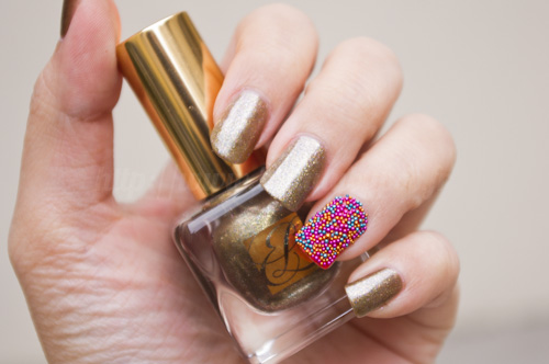Ciaté Candyshop + Pom pom & Estée Lauder Explosif 