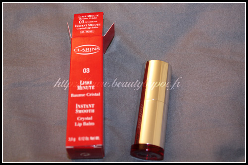 Clarins Lisse Minute Baume Cristal Crystal Red Summer 2010