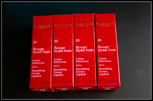 Clarins Rouge Hydra Nude Printemps 2011