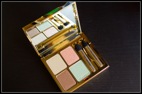 Clarins Ombre Minérale 4 Couleurs 01 Pastels & 02 Nude Colour Definition Automne 2011