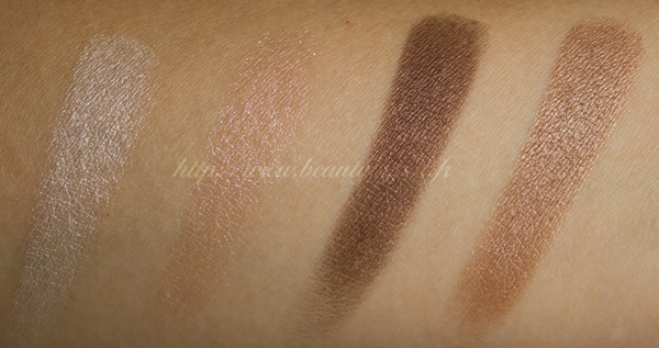 Clarins Ombre Minérale 4 Couleurs 01 Pastels & 02 Nude Colour Definition Automne 2011