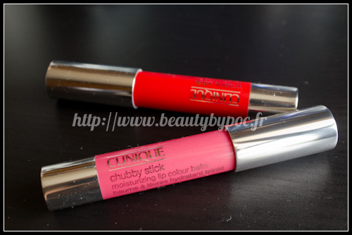 Clinique : #14 Curvy Candy & #11 Two Ton Tomato / De nouvelles teintes dans les Chubby Sticks !