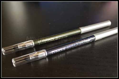 Clinique : QuickLiner for Eyes Intense - 01 Intense Black & 07 Intense Ivy / Printemps 2012