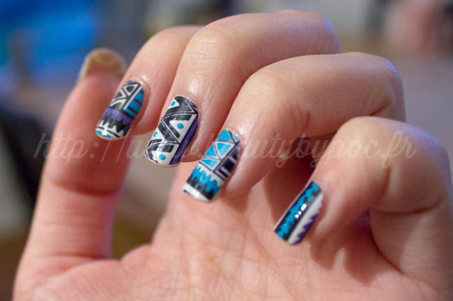 Compulsive Nails : Fringe Tribal