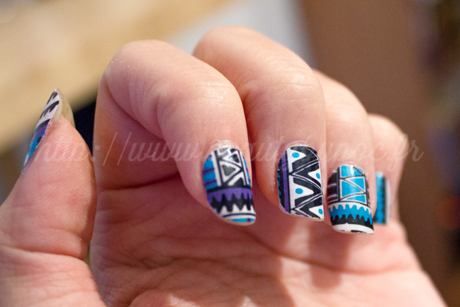 Compulsive Nails : Fringe Tribal