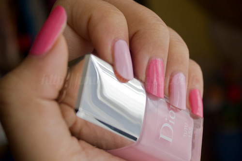 Dior Vernis In 306 Gris Trianon & 355 Rosy Bow