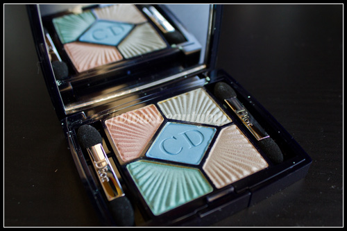 Dior : Palette 5 Couleurs Croisette Edition #224 Swimming Pool & #654 Aurora / Eté 2012