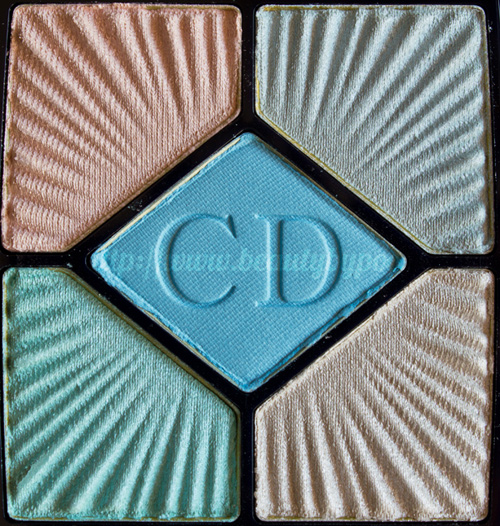 Dior : Palette 5 Couleurs Croisette Edition #224 Swimming Pool & #654 Aurora / Eté 2012