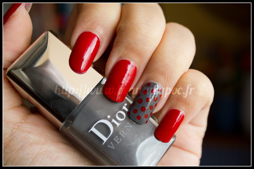 Dior : #999 Rouge Altesse & #707 Gris Montaigne - L'Anniversaire des Vernis Dior