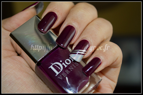Dior : n°981 Orchid - Les Violets Hypnotiques + Striping Tape