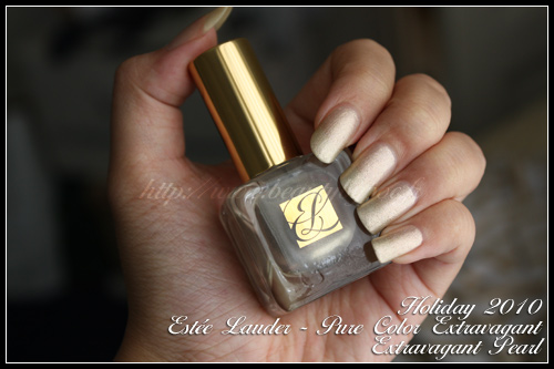 Estée Lauder Extravagant Pearl / Collection Pure Color Extravagant / Holiday 2010