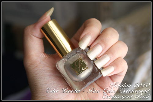 Estée Lauder Extravagant Pearl / Collection Pure Color Extravagant / Holiday 2010