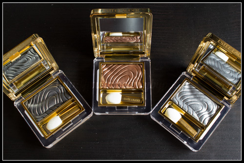 Estée Lauder : Pure Color Ombre à Paupières Gelée Poudrée - Cyber Green, Cyber Copper & Cyber Silver / Cyber Eyes - Noël 2011