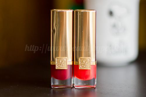 Estée Lauder : Pure Color Rouge Lumière Intense Fireball & Forbidden Apple 