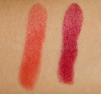 estee-lauder-pure-color-rouge-lumiere-intense-06 Estée Lauder : Pure Color Rouge Lumière Intense Fireball & Forbidden Apple