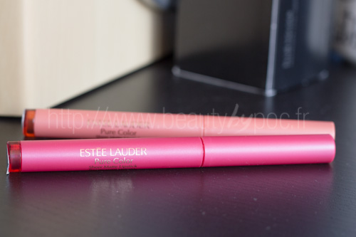 Estée Lauder : Pure Color Sheer Matte Lipstick Demure & Naked / Pretty Naughty - Printemps 2013