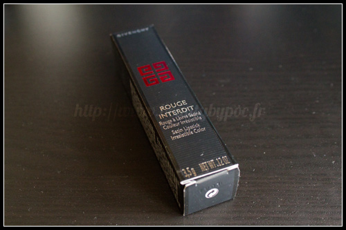 Givenchy : Rouge Interdit n°54 Bucolic Poppy - Instant Bucolique / Printemps 2012