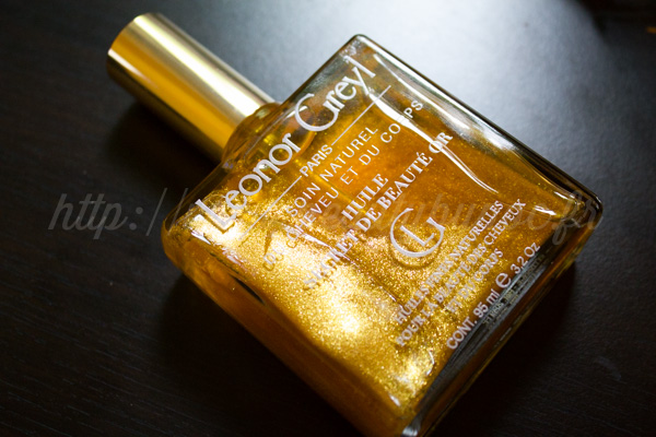 Leonor Greyl : Huile Secret de Beauté Or / Ooh ce parfum et ces nacres...