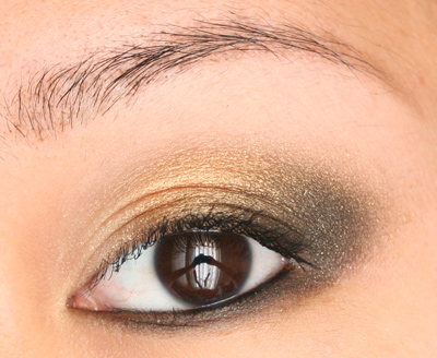 Make-up 35 Bourjois Trio Smoky Eyes n°10 Gold Smoking