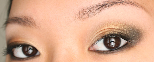Make-up 35 Bourjois Trio Smoky Eyes n°10 Gold Smoking