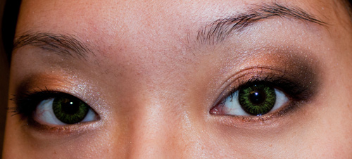 Make-up #44 - Shiseido & Lentilles Vertes