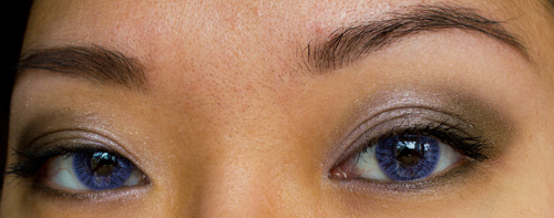 Make-up #48 : Nars Nouveau Monde & Freshlook Colors Violet