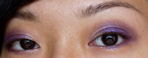 Make-up #67 : Ombre Crème Satinée Shiseido Mist & Purple Dawn
