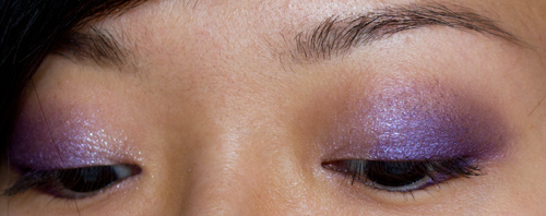 Make-up #67 : Ombre Crème Satinée Shiseido Mist & Purple Dawn