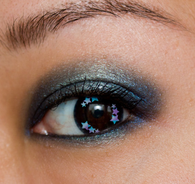 Make-up #73 : Guerlain Les Ombres de Nuit + Lentilles étoilées (GEO Trend Lens T-732)