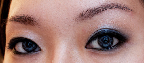 Make Up #37 Lentilles grises & Rock For Ever