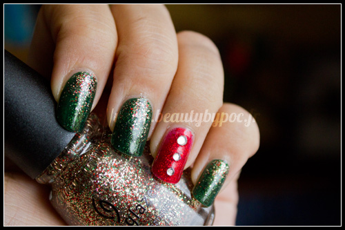 Manucure de Noel - China Glaze - Let it Snow