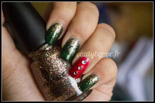 Manucure de Noel - China Glaze - Let it Snow 