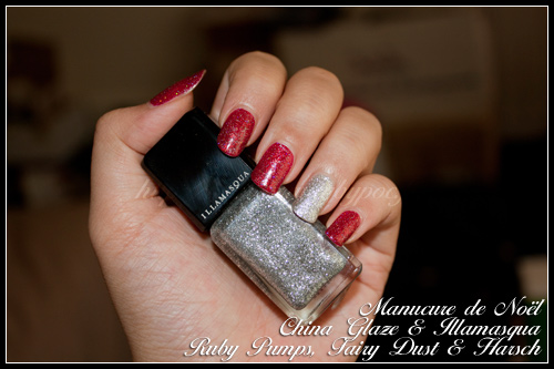 China Glaze & Illamasqua : Ma manucure de Noël