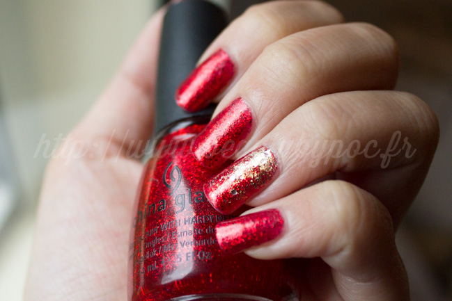 Noël 2014 : China Glaze Ring in the red & Ciaté Antique Brooch