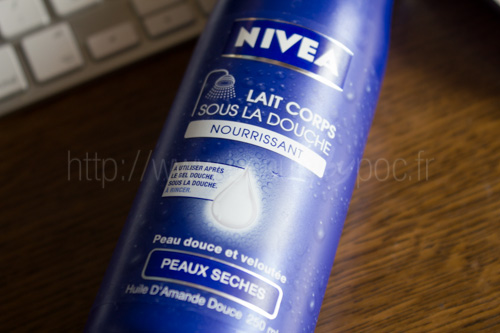 Nivea : Lait Corps sous la Douche Nourrissant pour Peaux Sèches