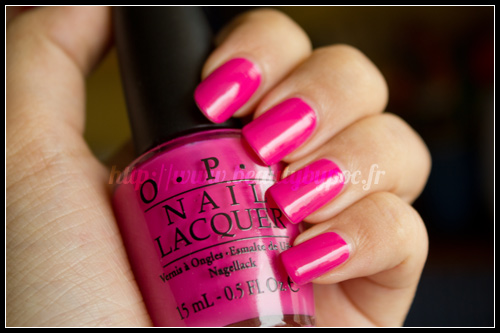 OPI : Kiss Me on My Tulips - Holland / Printemps 2012 - THE rose !